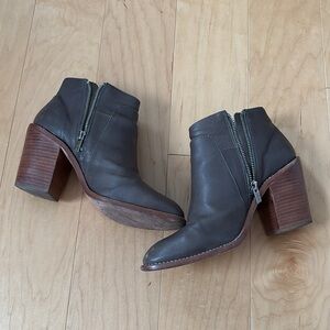 Loeffler Randall Gray Ella Booties